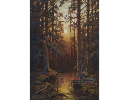 VR-511 Julius Klever - Západ slunce v lese