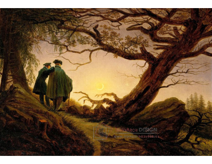 SO VI-20 Caspar David Friedrich - Dva muži pozorující měsíc