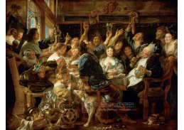 SO XII-204 Jacob Jordaens - Svátek krále