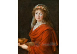 PORT-121 Elisabeth Vigee-Lebrun - Portrét komtesy Siemontkowske Bystry