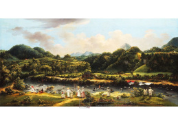 D-8310 Agostino Brunias - Pohled na řeku Roseau