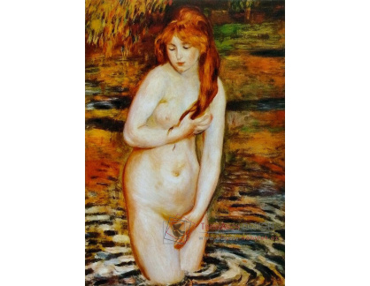 VR14-114 Pierre-Auguste Renoir - Mladá žena při koupání