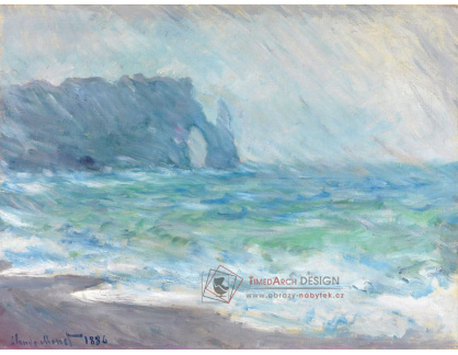 VCM 113 Claude Monet - Regnvae v Etretat