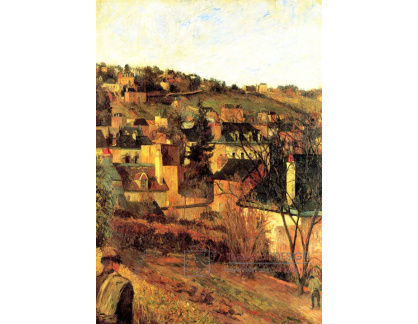 R9-13 Paul Gauguin - Modré střechy v Rouen