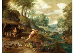 DDSO-733 Jan Brueghel - Adam pracující na zahradě