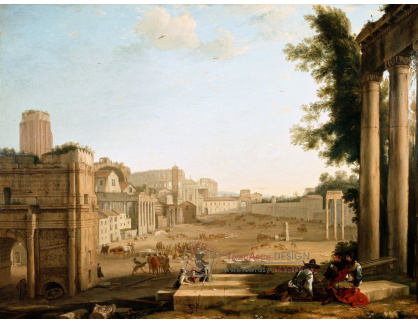 SO XI-229 Claude Lorrain - Campo Vaccino, Řím