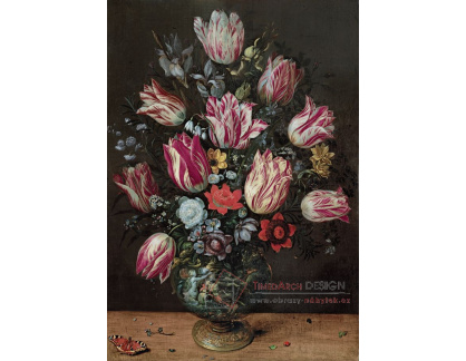 VKZ 482 Andries Daniels a Frans Francken - Váza s tulipány