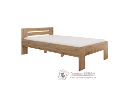 BASIS, postel 120x200cm, dub artisan