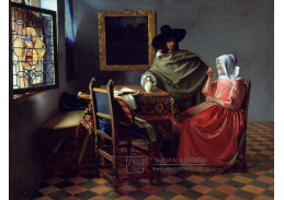 DDSO-2408 Johannes Vermeer - Sklenička vína