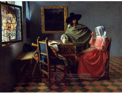 DDSO-2408 Johannes Vermeer - Sklenička vína