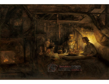 D-7593 Rembrandt - Philemon a Baucis
