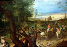 BRG-58 Jan Brueghel - Lesní cesta s postavami