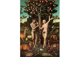 VlCR-26 Lucas Cranach - Adam a Eva v ráji