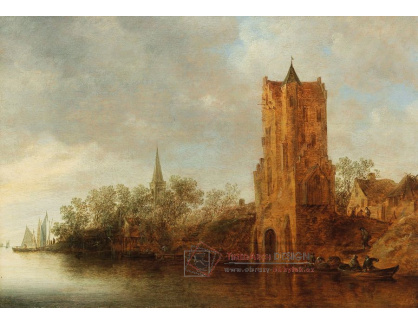 DDSO-1690 Jan van Goyen - Říční krajina u Utrechtu