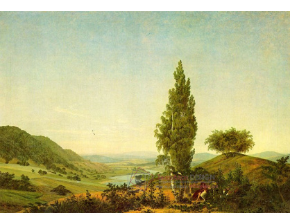 VSO 536 Caspar David Friedrich - Letní krajina s milenci