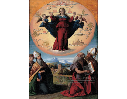XV-252 Garofalo - Madonna a svatí