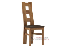 TADEÁŠ, jídelní čalouněná židle, jasan světlý / látka Victoria 36