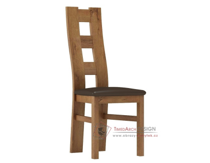 TADEÁŠ, jídelní čalouněná židle, jasan světlý / látka Victoria 36