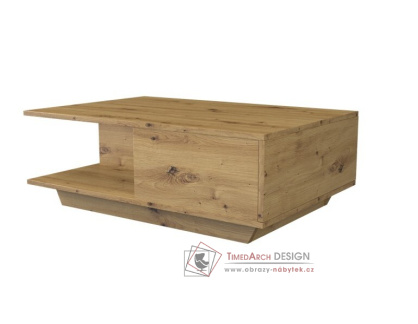 DERIK, konferenční stolek 90x60cm, dub artisan