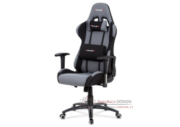 KA-F01 GREY, kancelářská židle, látka šedá