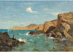 A-1865 Adolphe Appian - Rybáři na příboji