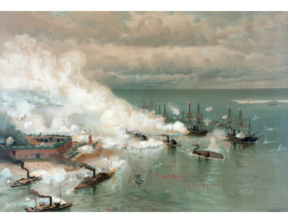 A-5461 Julian Oliver Davidson - Bitva o Mobile Bay 5 srpna 1864