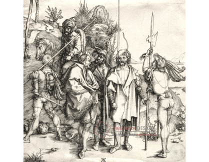 VR12-177 Albrecht Dürer - Pět vojáků a Turek na koni
