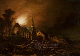A-7341 Egbert van der Poel - Požár kostela