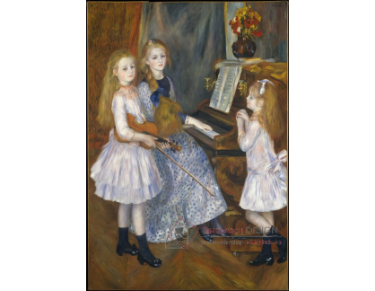 R14-76 Pierre-Auguste Renoir - Mendesovy dcery při klavíru