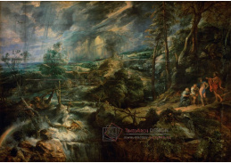 VRU196 Peter Paul Rubens - Krajina s Filemonou a Baucisem