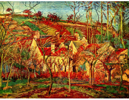 VCP-299 Camille Pissarro - Červené střechy Pontoise