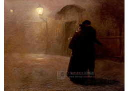 Jakub Schikaneder - Milenci na Kampě
