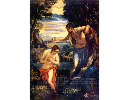 VSO20 Jacopo Tintoretto - Kristův křest