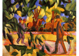 A-6069 August Macke - Ulice s chodci a jezdci