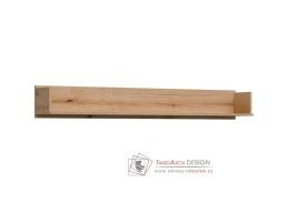 KRIS KS10, závěsná police 163,5cm, dub evoke