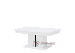 IRMA IM12, konferenční stolek rozkládací 114-144x68cm, bílá