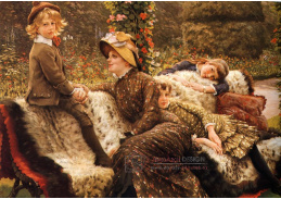 R16-136 James Tissot - Zahradní lavice