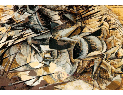 SO XIV-478 Umberto Boccioni - Nabíjení kopiníků