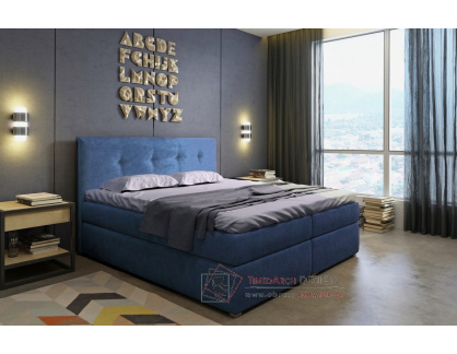 SIVARA, čalouněná postel 160x200cm, výběr čalounění