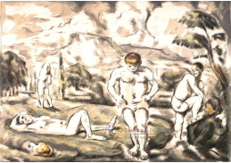 VR10-27 Paul Cézanne - Koupání