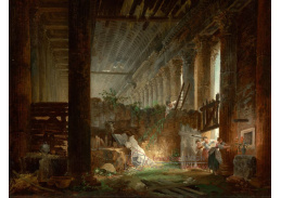 SO V-464 Hubert Robert - Poustevník modlící se v ruinách římského chrámu