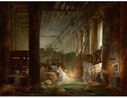SO V-464 Hubert Robert - Poustevník modlící se v ruinách římského chrámu