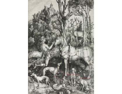 VR12-151 Albrecht Dürer - Svatý Eustach
