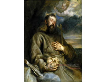 DDSO-2542 Anthony Van Dyck - Svatý František z Assisi v extázi