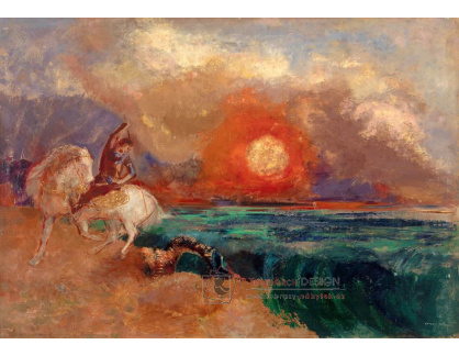 D-7488 Odilon Redon - Svatý Jiří a drak