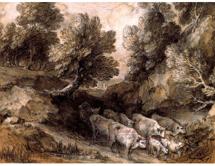SO V-413 Thomas Gainsborough - Krajina s dobytkem