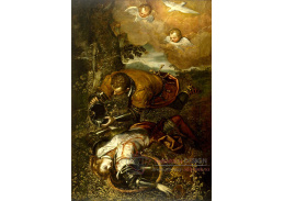XV-405 Domenico Tintoretto - Křest Clorinda