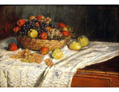 VZ031 Claude Monet - Jablka a hrozny