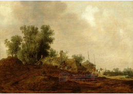 A-7477 Jan Van Goyen - Krajina se statkem a cestovateli