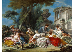 D-8147 Francois Boucher - Ptáci v kleci